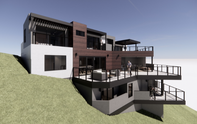 hillside-new-construction-los-angeles-multi-level-deck